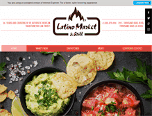 Tablet Screenshot of latinomeatmarket.com